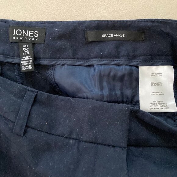 Jones New York Navy ankle pants - Picture 4 of 5
